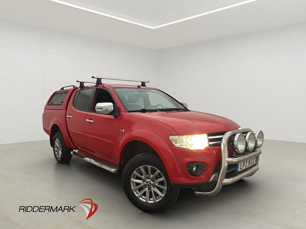 Mitsubishi L200 2.5 4x4 178hk Drag Skinn Lastsläde Kåpa Moms