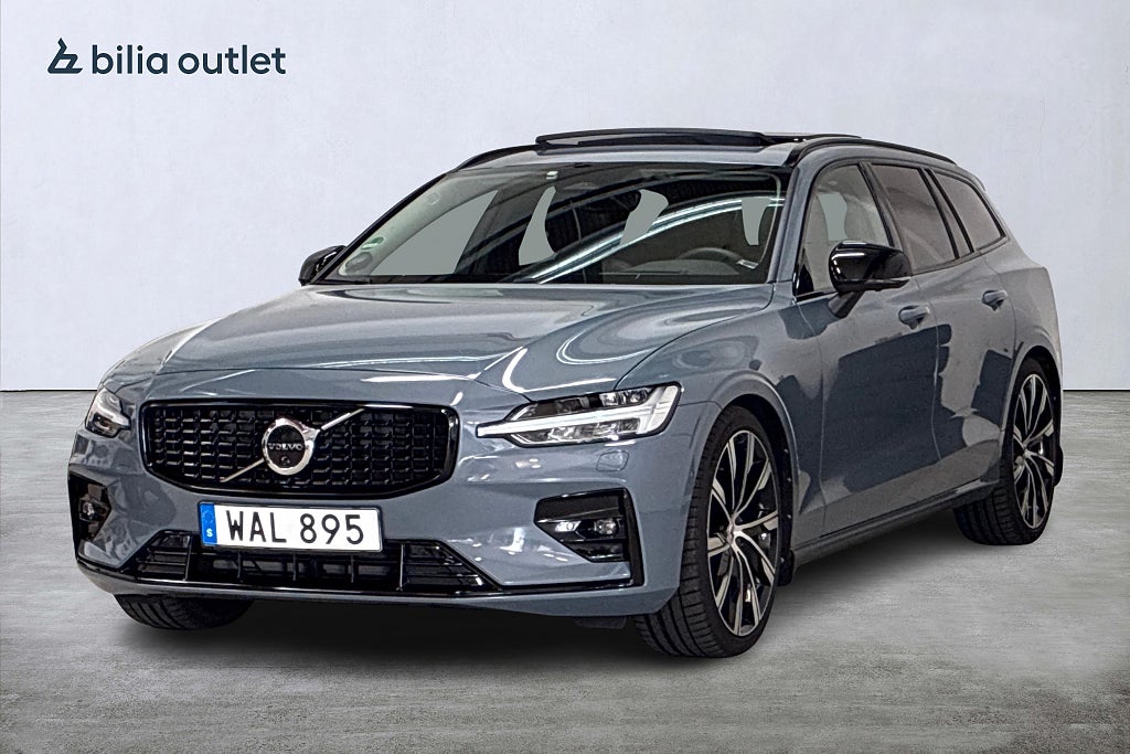 Volvo V60 B4 Diesel Ultimate Dark 197hk Panorama HuD Drag 360°