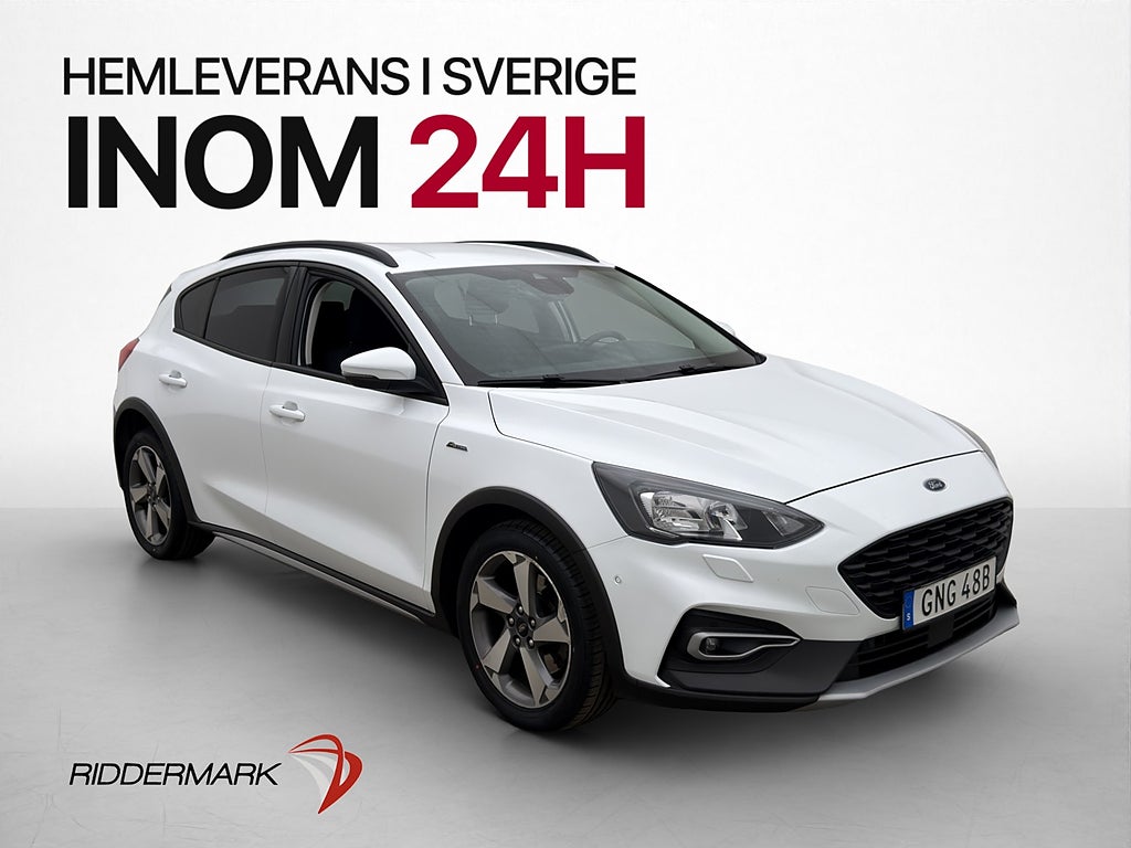 Ford Focus 1.0 EcoBoost 125hk Active Kamera CarPlay