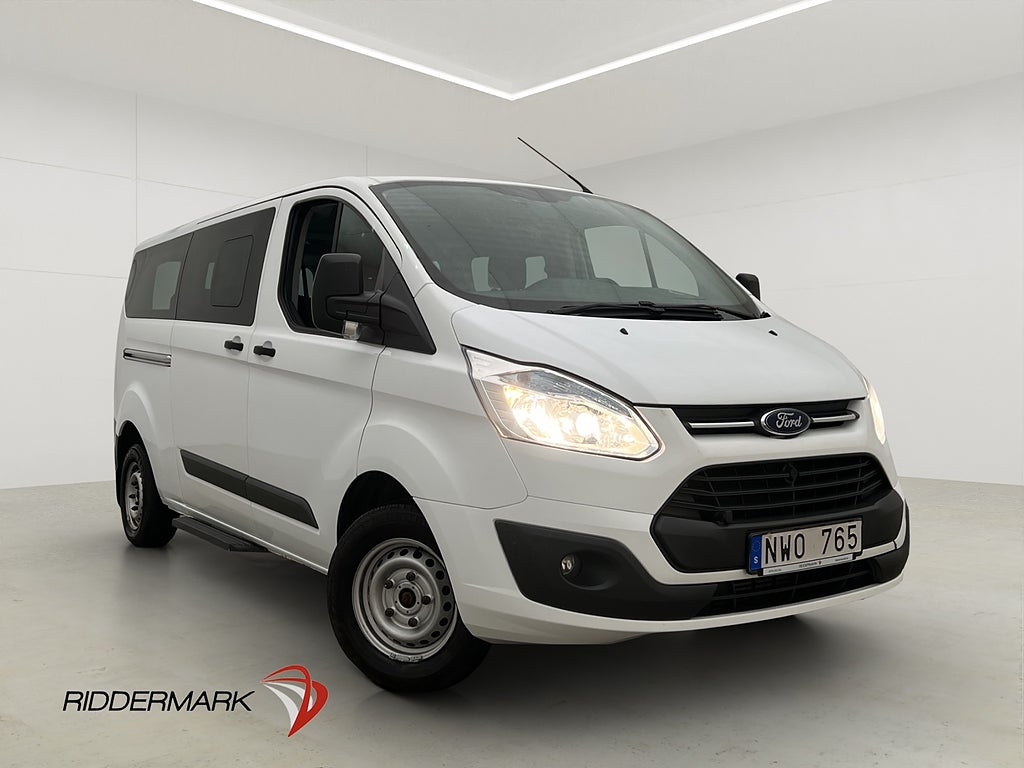 Ford Tourneo Custom Lång 2.2TDCi Värmare Dragkrok 8-Sits