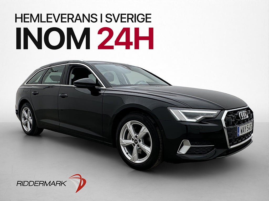 Audi A6 40 TDI Q Cockpit Värmare Drag Navi Moms Kamera