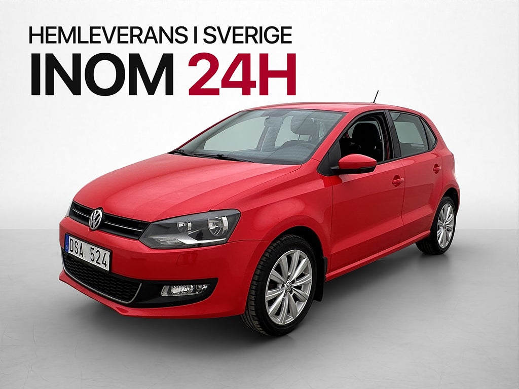 Volkswagen Polo 1.2 TSI 105hk Automat Värmare AUX Låg-Skatt