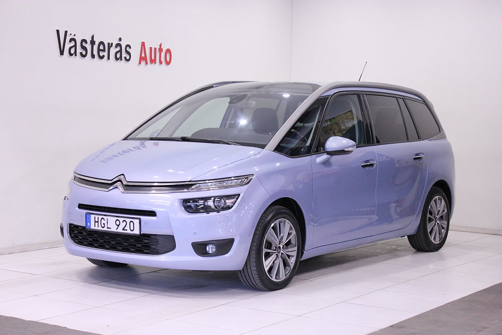 Citroën Grand C4 Picasso 1.6 BlueHDiEAT Automat 7 Sits Drag Navi 120hk, Euro6