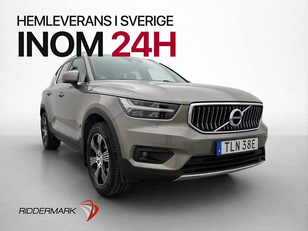 Volvo XC40 T2 Inscription Värmare Kamera Skinn Dragkrok