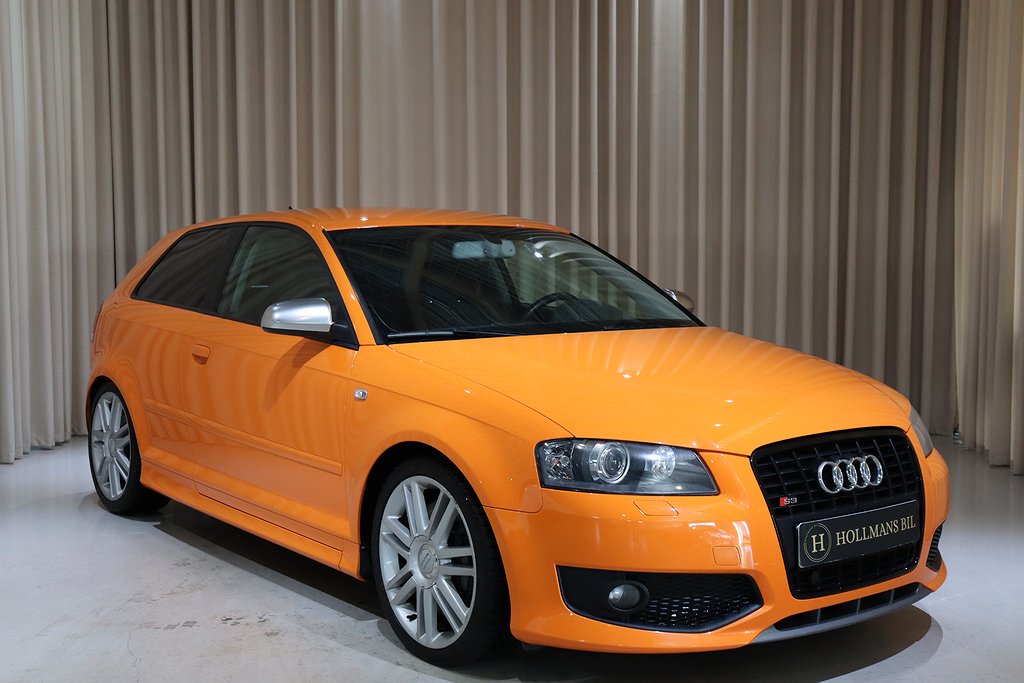 Audi S3 2.0 TFSI Quattro 265HK S-Line Sv-Såld Orange