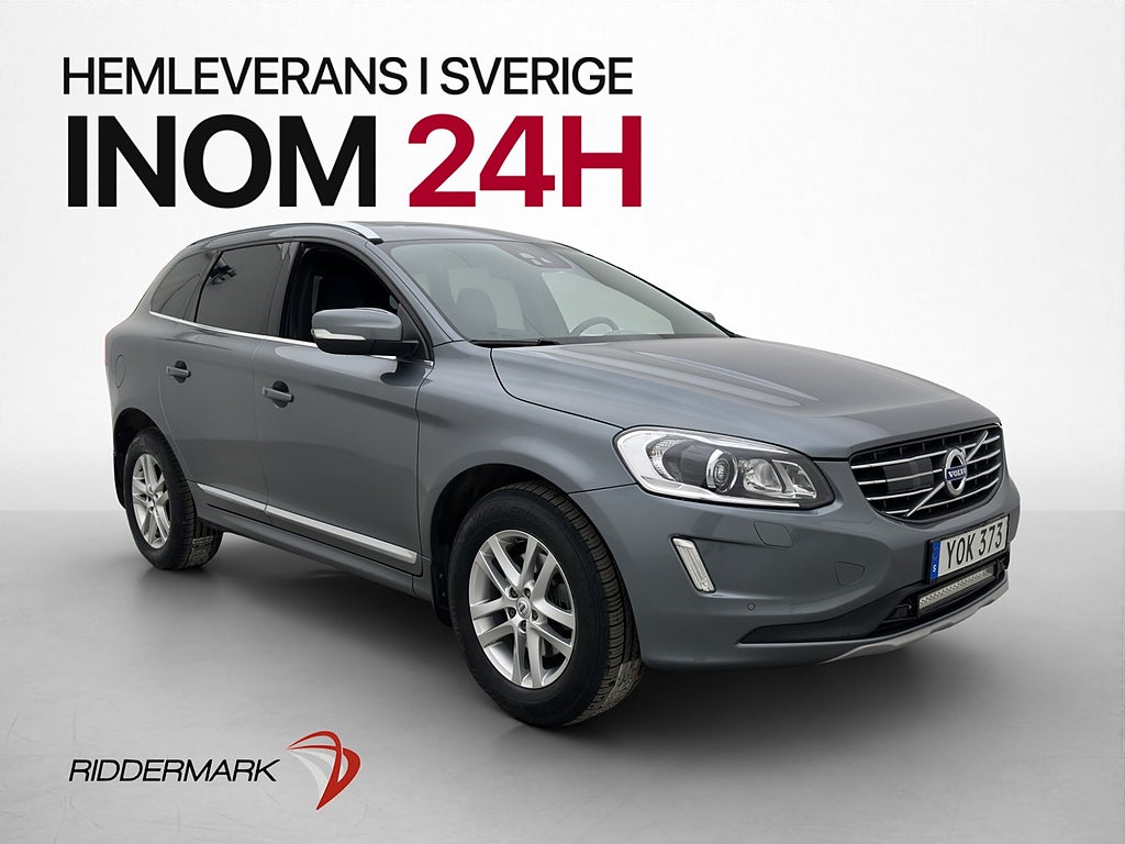 Volvo XC60 D4 AWD Classic Summum Pano Kamera Skinn Drag Värm