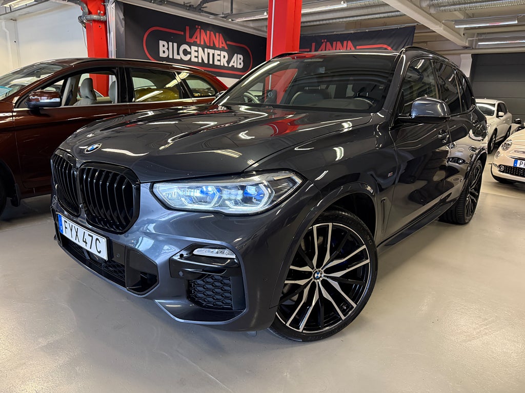 BMW X5 M50d Fullutrustad 7-Sits MOMS Laser 360 Panorama SoV