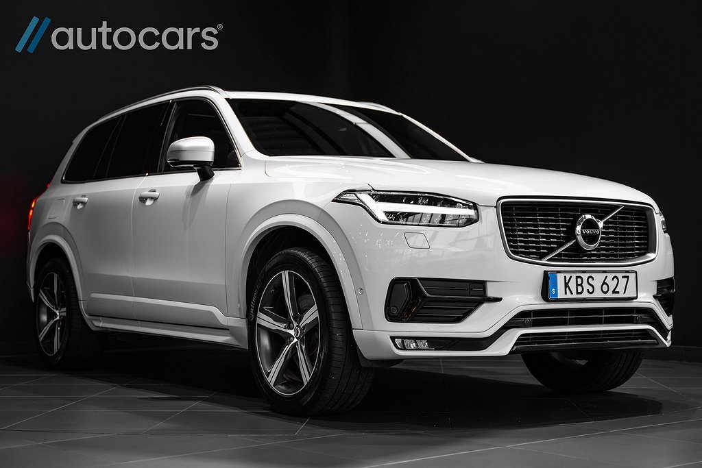 Volvo XC90 D5 225hk AWD R-Design|7-sits |HUD|Pano |Drag|VOC