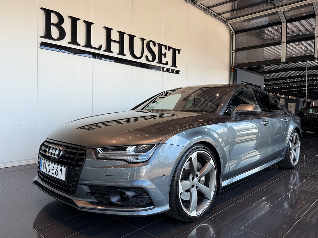 Audi A7 Sportback 3.0TDI 320hk*Luft-Fjädring*B&O Ljud*RS Stolar