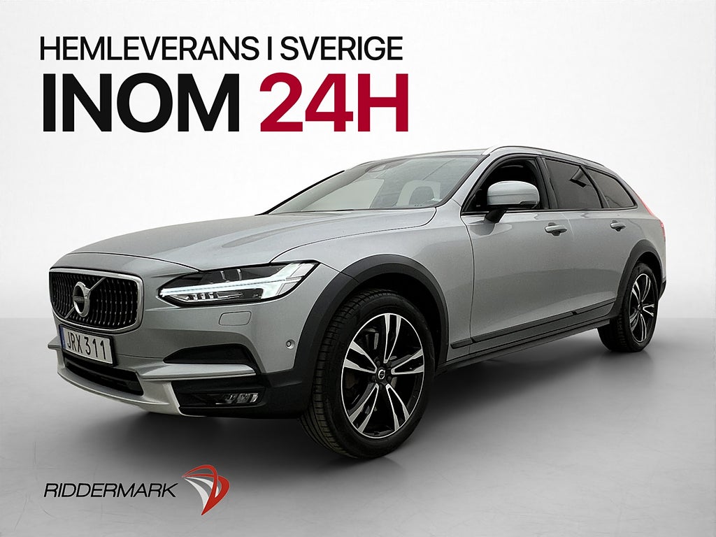 Volvo V90 Cross Country T5 AWD Pro P-Värmare Drag Skinn