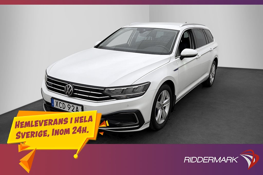 Volkswagen Passat GTE Drag Värmare Kamera Navi MOMS