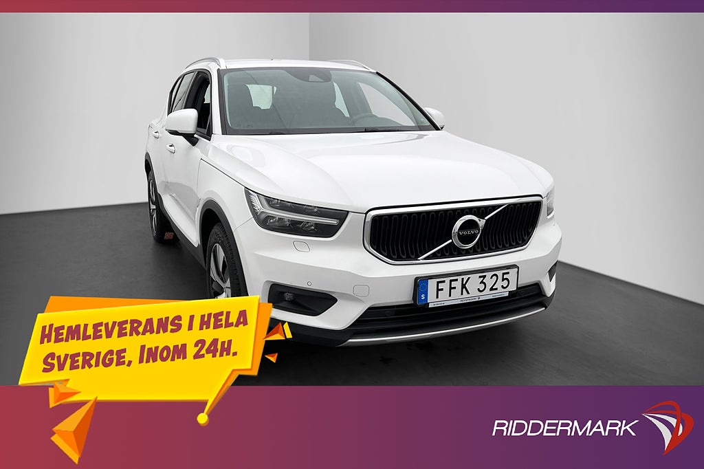 Volvo XC40 T5 AWD Momentum VOC P-Värm Skinn Kamera Drag Navi