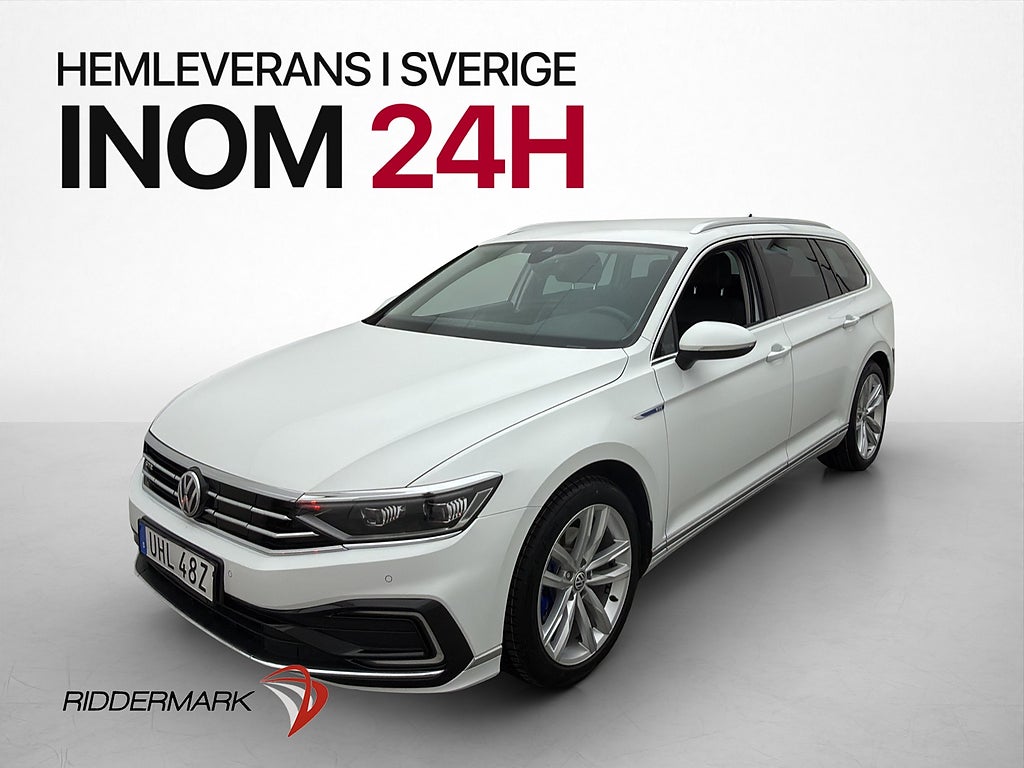Volkswagen Passat GTE Cockpit Kamera Drag Värmare Navi