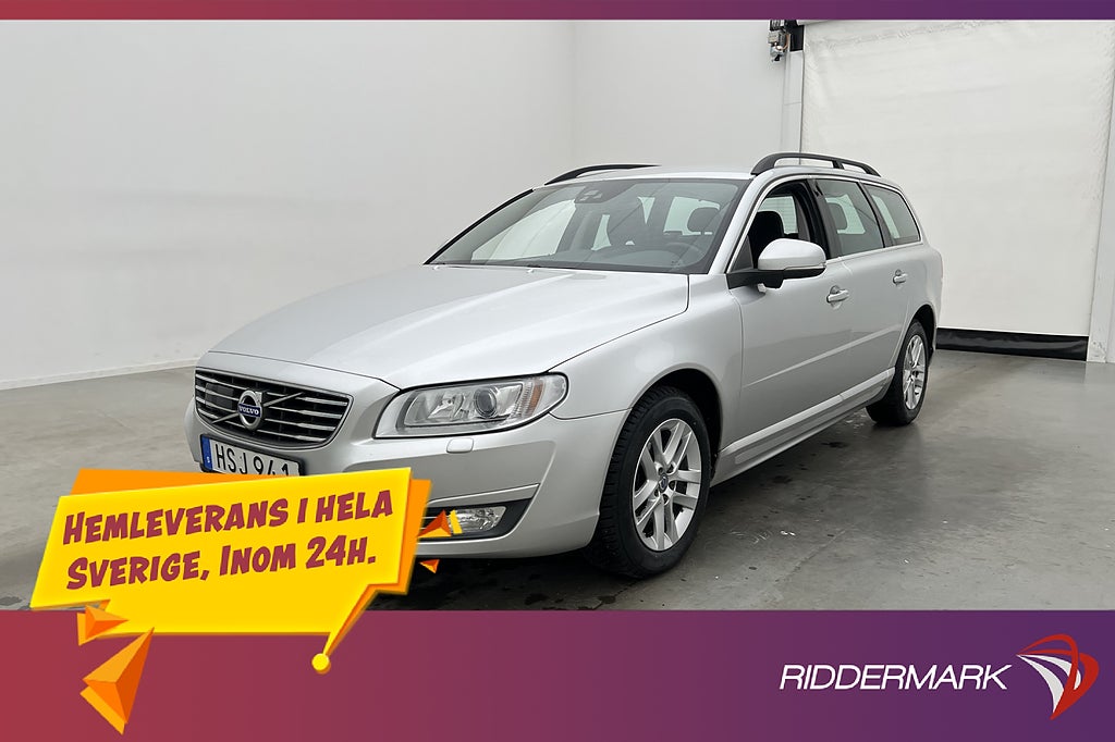Volvo V70 D3 Classic Drag Rattvärme Sensorer Halvskinn BLIS