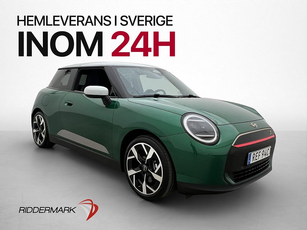 MINI Cooper SE 218hk Favoured HuD Döda-vinkel Pano Navi