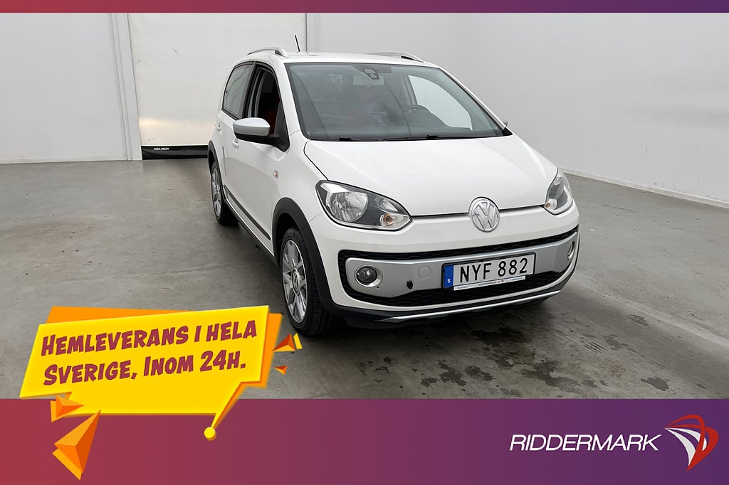 Volkswagen UP! Cross 1.0 MPI 75hk M&K-Värmare Farthållare