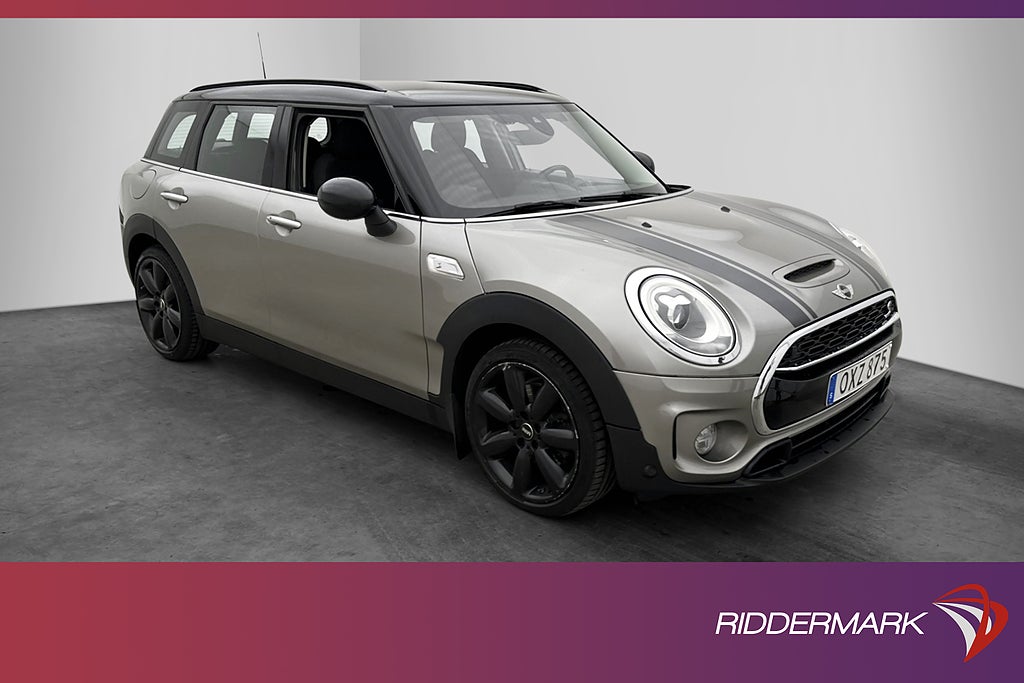 MINI Clubman S Manuell 192hk Keyless Halvskinn Farthållare