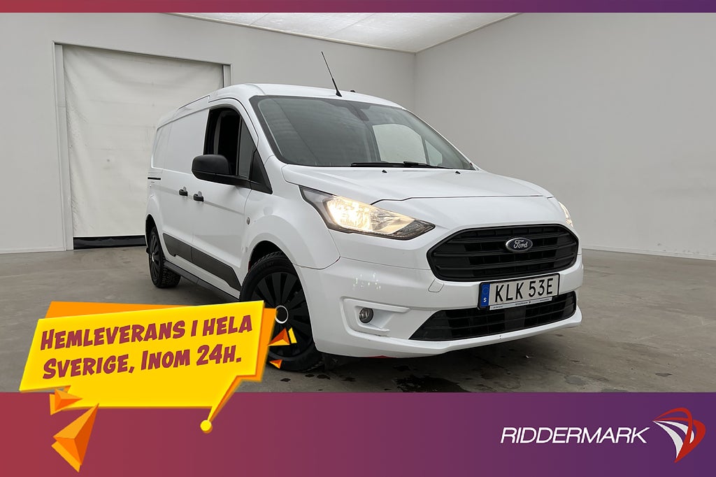 Ford Transit Connect LWB Värm Drag B-Kam V-Inre CARPLAY Moms