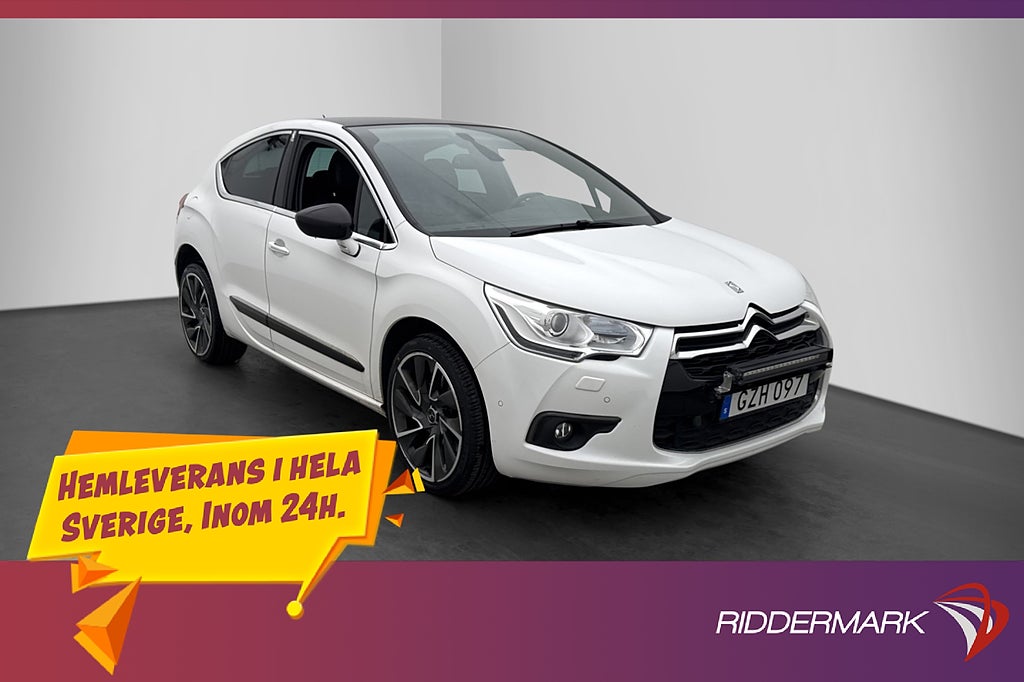 Citroën DS4 181hk LED-Ramp Navi Keyless Skinn CarPlay Drag