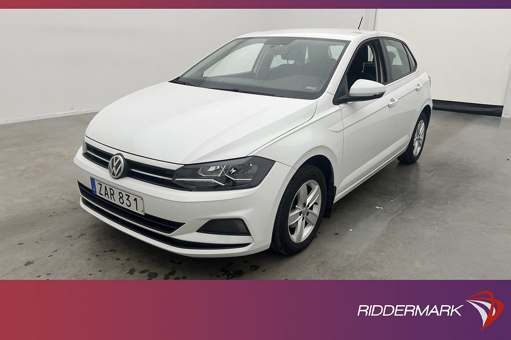 Volkswagen Polo 1.0 TSI 95hk Bluetooth Låg-skatt 0,47l/Mil