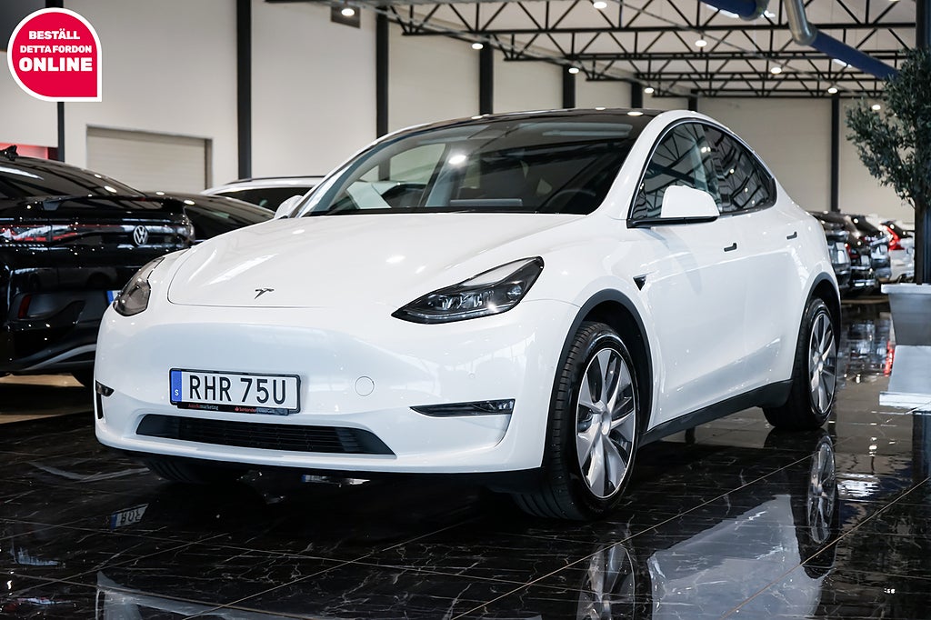 Tesla Model Y Long Range AWD 514HK Glastak Kamera Dragkrok