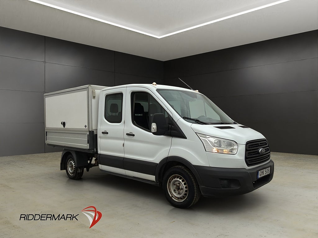 Ford transit Dubbelhytt Påbyggnad Värmare 7-Sits Drag Moms