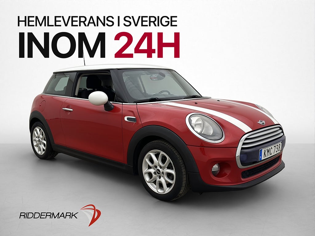 MINI Cooper D 116hk Chili Bluetooth Farthållare Halvskinn