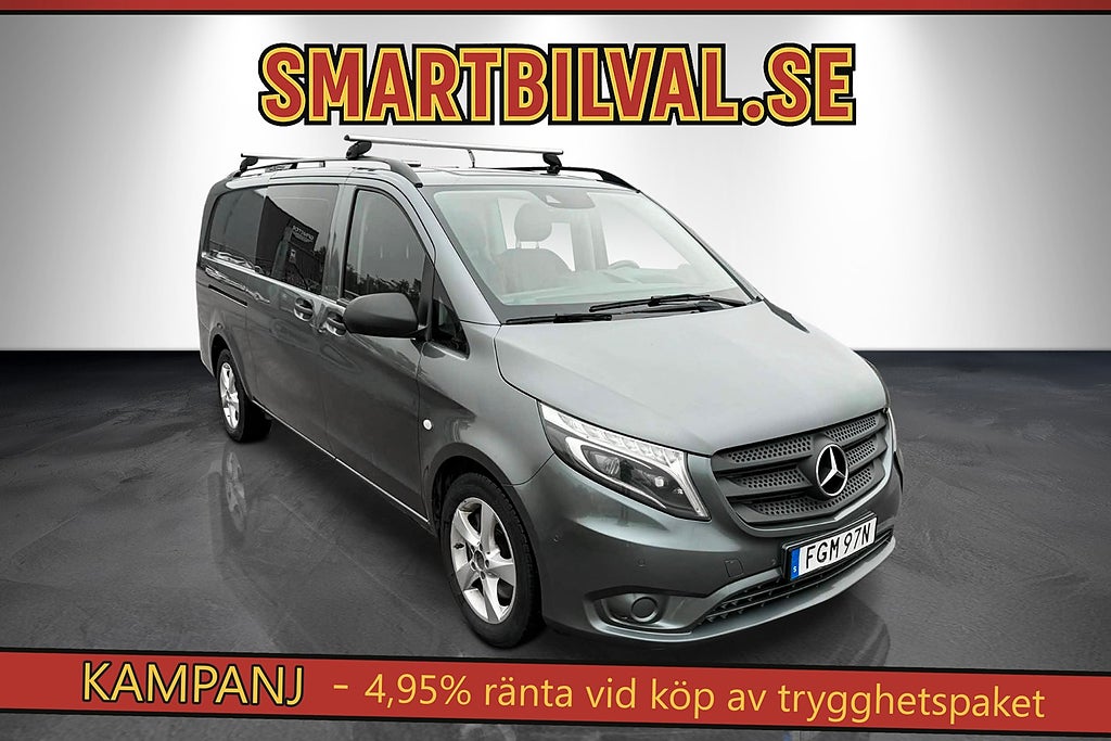 Mercedes-Benz Vito Mixto 119 BlueTEC 3.0t 6-Sits Aut Skinn Värmare MOMS