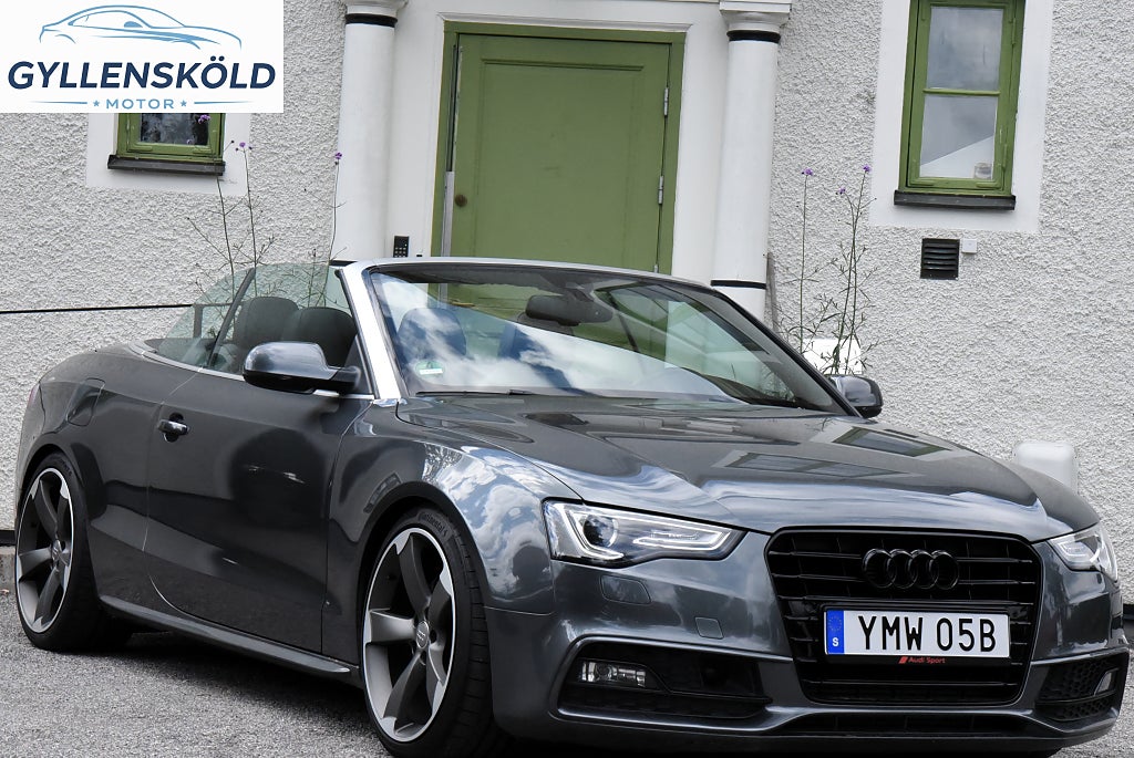 Audi A5 Cabriolet 3.0 TDI Quattro S-line Dragkrok Adaptiv GPS