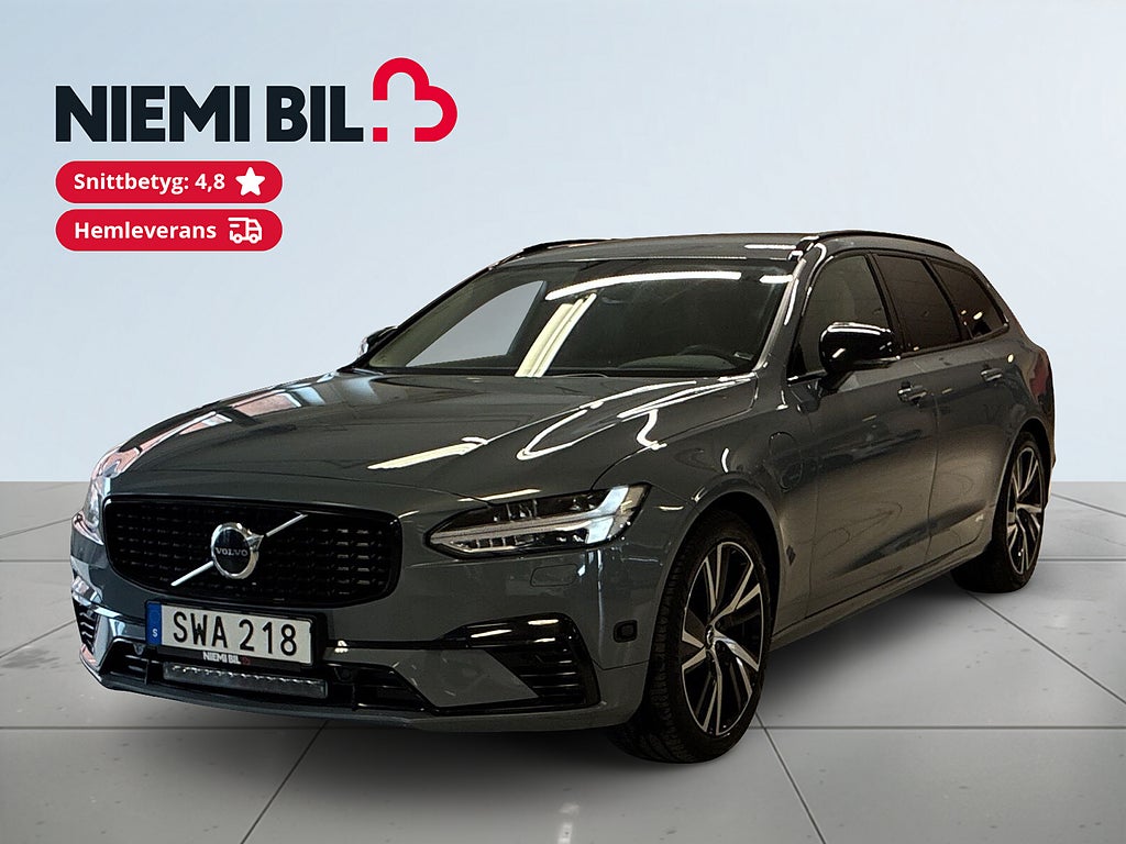 Volvo V90 Recharge T6 AWD Plus Dark Mvärme Drag Bkamera S&V-däck