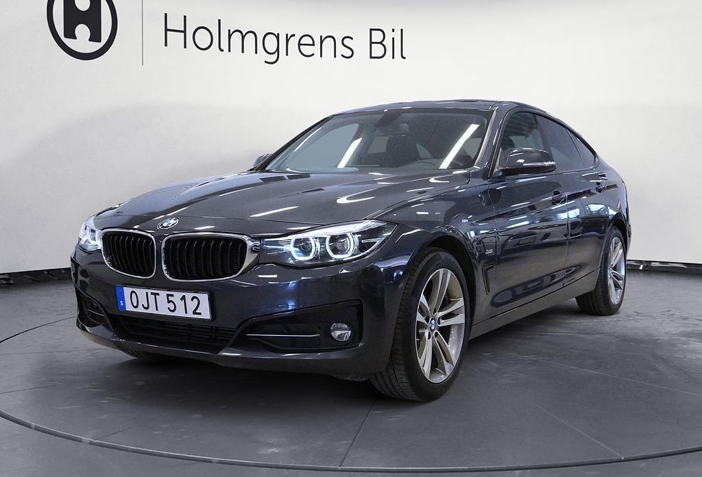 BMW 320D xDrive GT Sport Line Pano H K 190hk | Ränta 3,95%