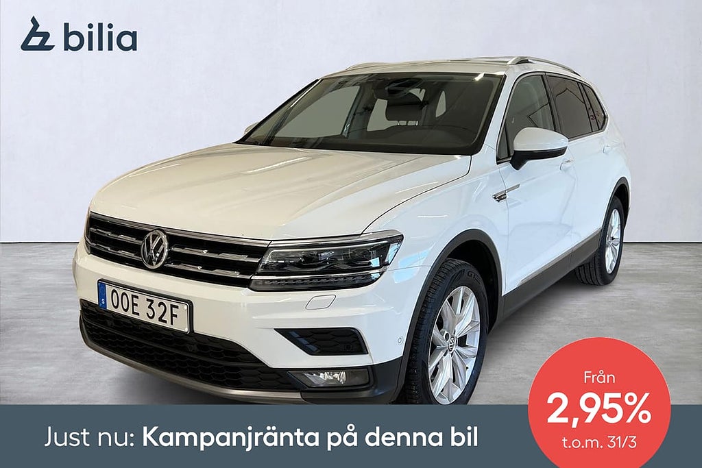 Volkswagen Tiguan Allspace 7-sätes 2,0 TSI 190hk 4Motion Drag V-hjul Ränta 2....