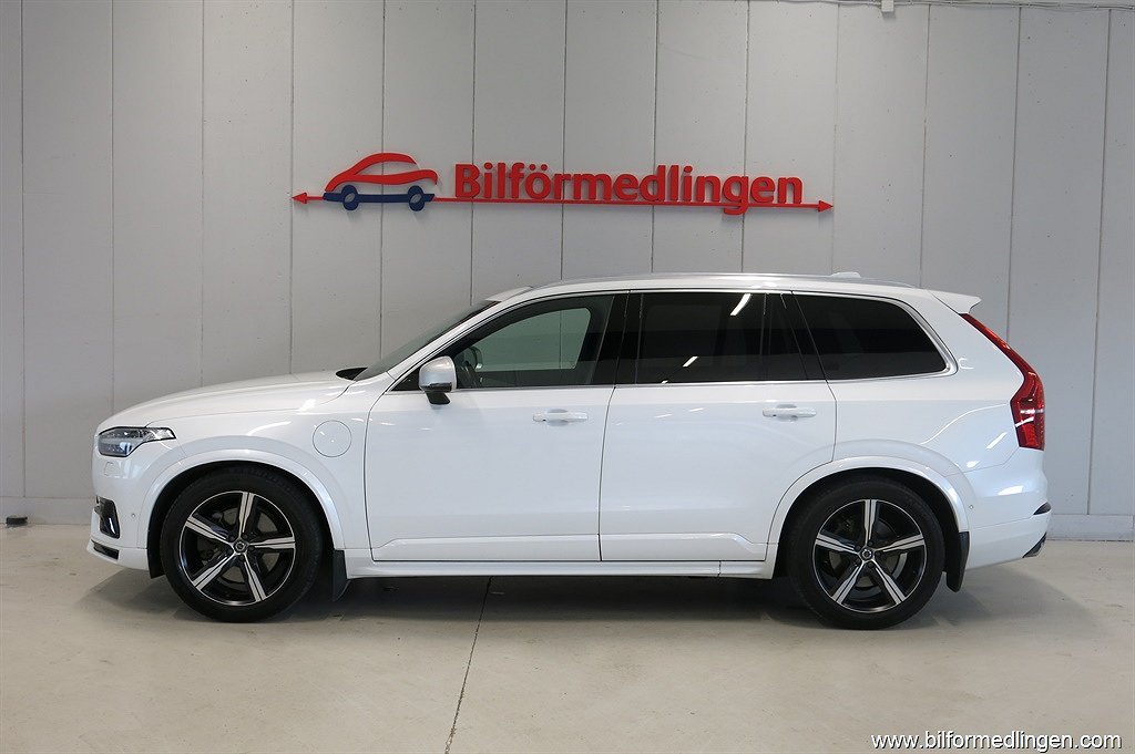 Volvo XC90 T8 AWD TE R-Design 7-sits Luftfjädring Drag skinn m.m