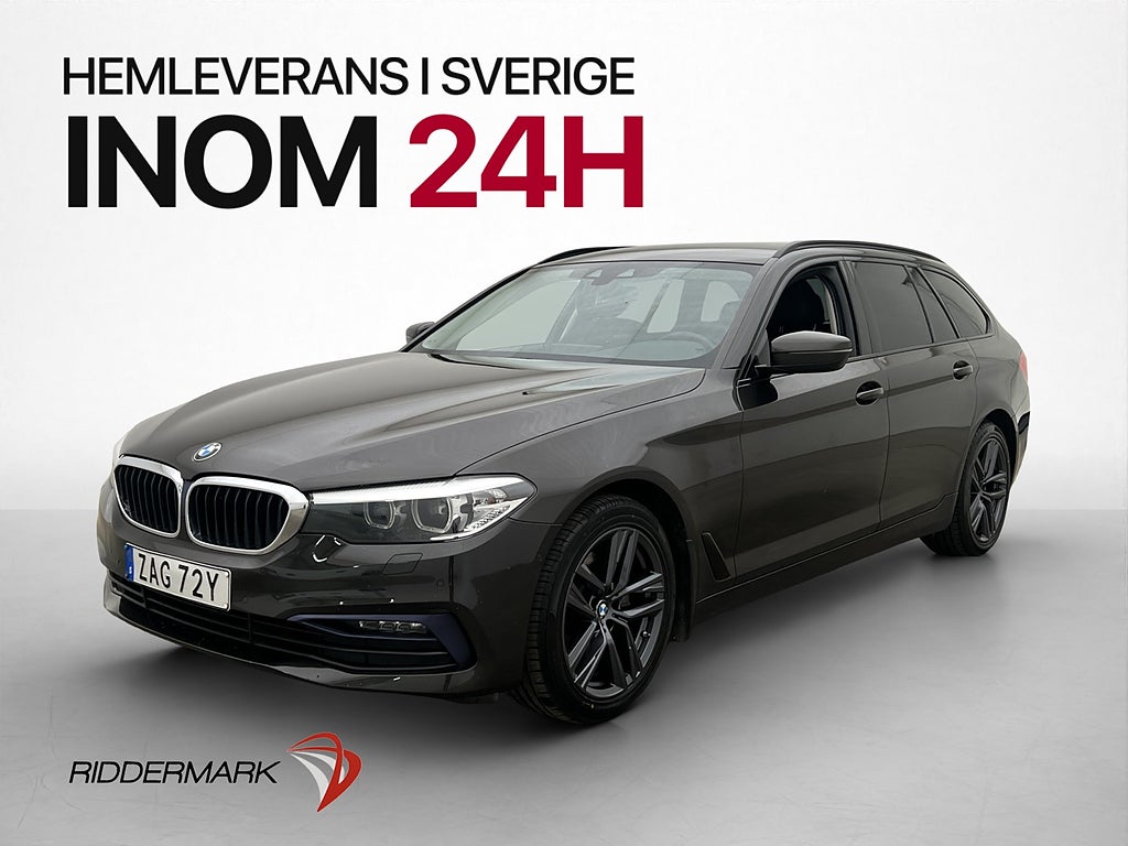 BMW 520 d xDrive Touring Sport line Kamera Halvskinn Drag