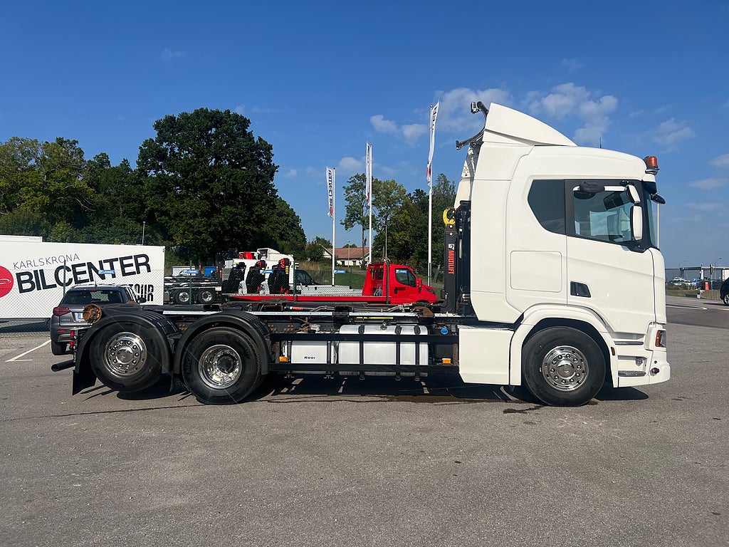 Scania R500 6x2*4 Lastväxlare inkl Schaktflak & Tippkärra