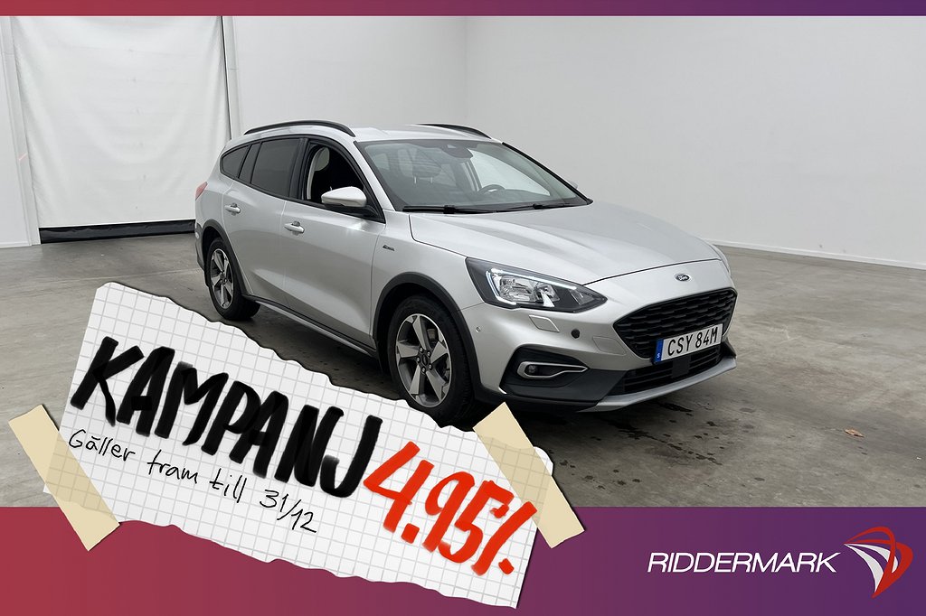 Ford Focus Active 1.0 EcoBoost 125hk M-Värm Ka 4,95% Ränta