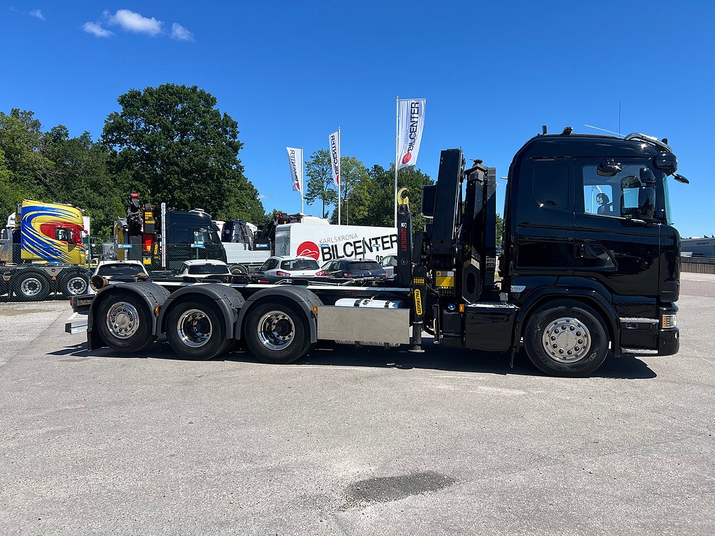 Scania R490 8x4*4 Tridem Kranväxlare, Palfinger 27002 Kran
