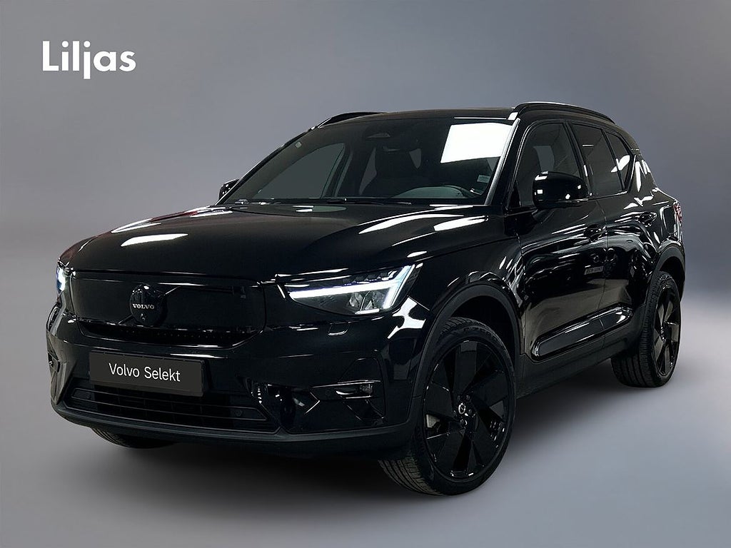 Volvo EX40 Single M Extended R Ultra Black Edt//Dragkrok//