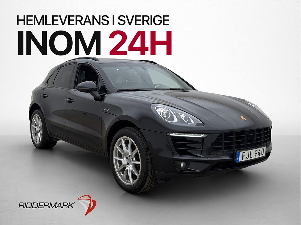 Porsche Macan S AWD BOSE Värmare Kamera Svensksåld Nyskick