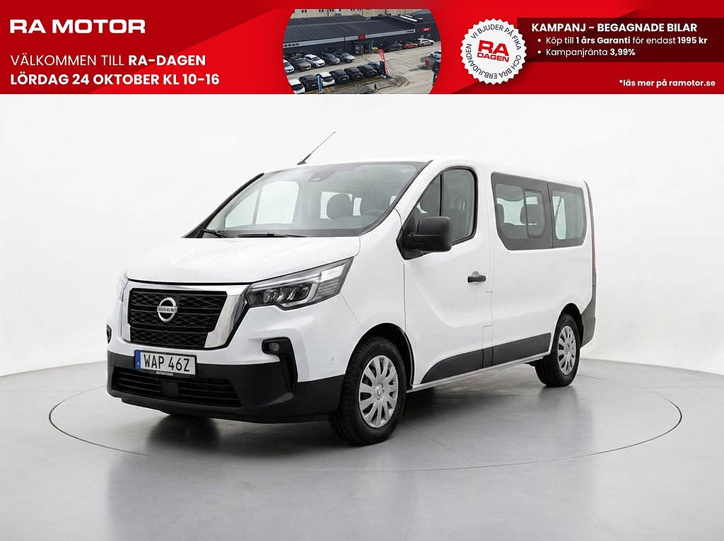 Nissan Primastar 2.0 dCi DCT| 9-sits | Moms | Värmare 2023