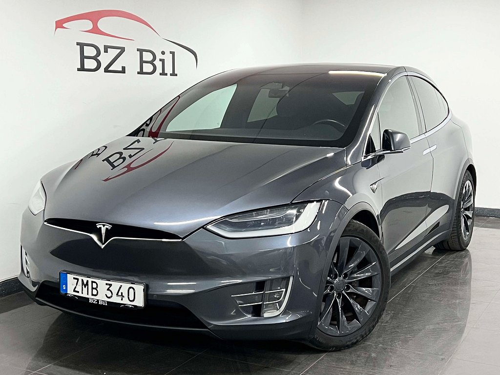 Tesla Model X 75D AWD Autopilot Panorama Luftfjädring Drag