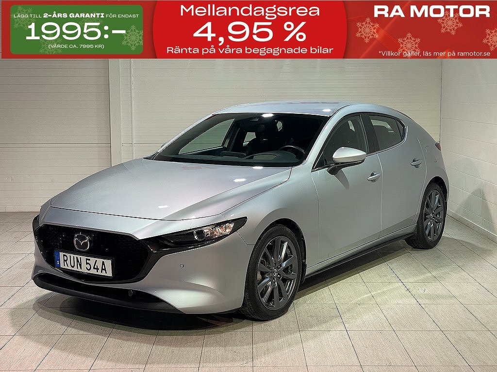 Mazda 3 Sky 2.0 122 hk | 10 års garanti | Backkamera