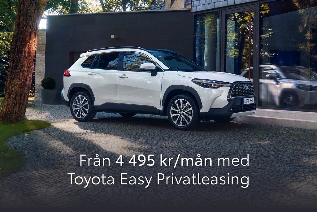 Toyota Corolla Cross 1,8 Hybrid - Privatleasing 