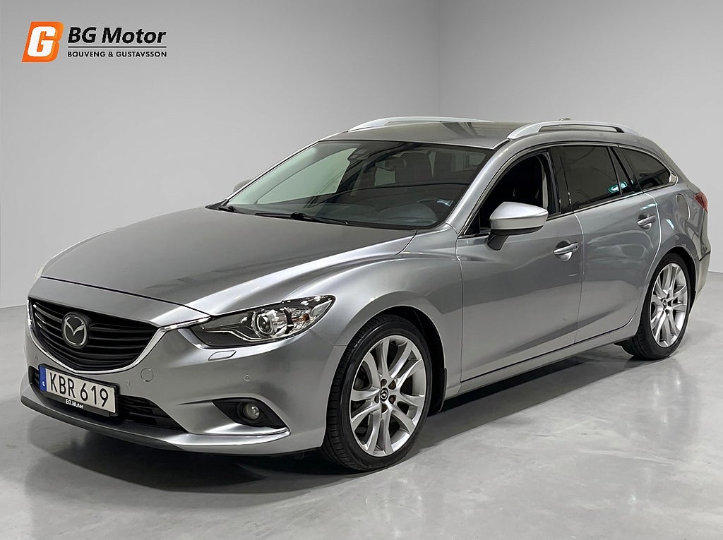 Mazda 6 Wagon 2.2 175HK Aut Drag/Värmare/Bose/Backkamera