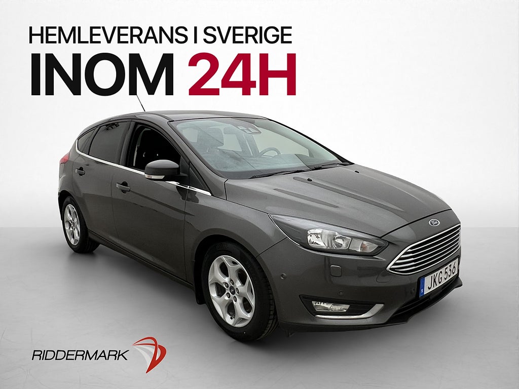 Ford Focus 1.5 EcoBoost 182hk Titanium P-Värmare Sync