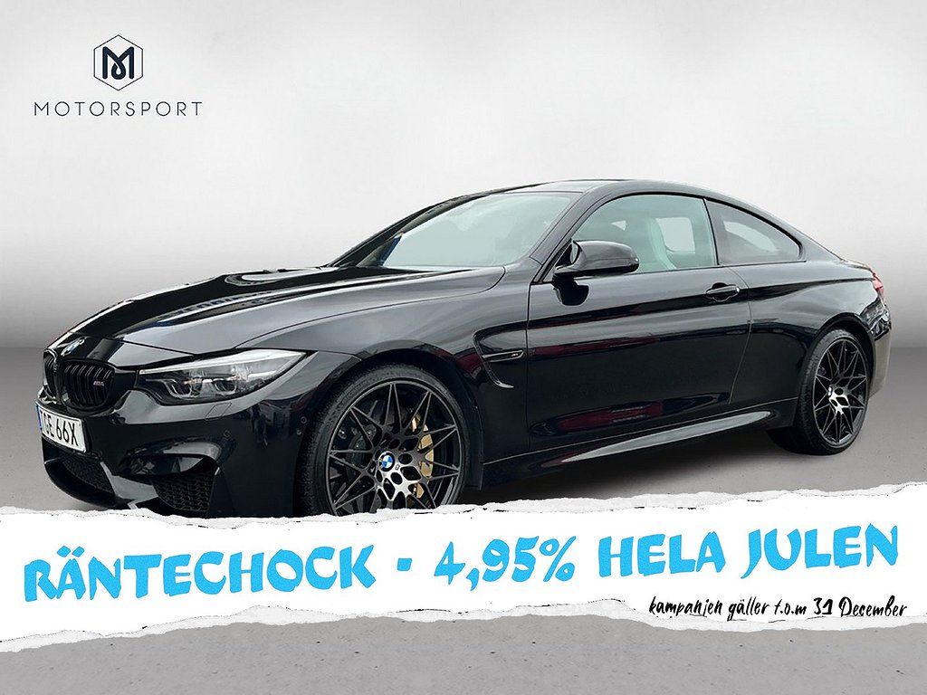 BMW M4 Competition Coupé Drivelogic Apple Carplay 450 hk