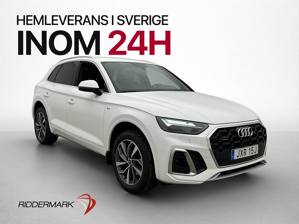 Audi Q5 40 TDI Q S line Cockpit Halvskinn Kamera Adapt-fart