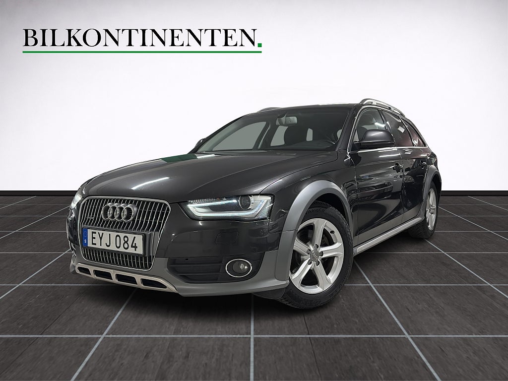 Audi A4 Allroad 2.0 TDI 190hk Quattro Värmare Navi Skinn/Alcantara Drag
