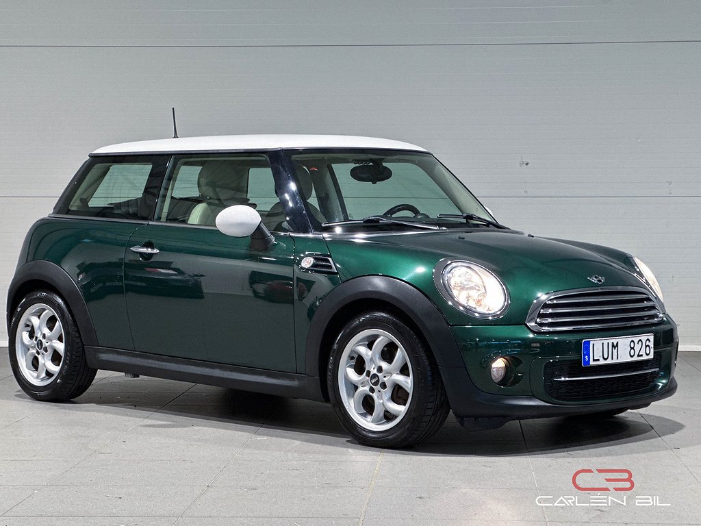 MINI Cooper D 112hk Skinnklädsel | British Racing Green 