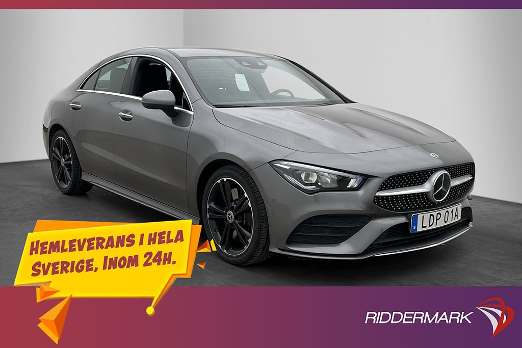 Mercedes-Benz CLA 250 4M AMG 224hk Wide B-kamera Navi
